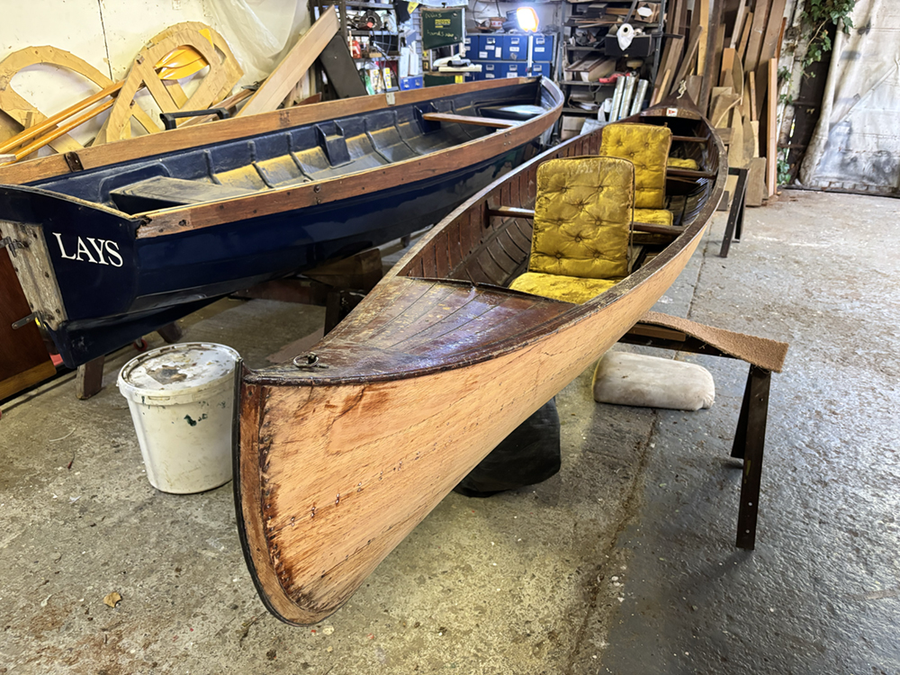 Messum&rsquo;s canoe dating from around 1900. 